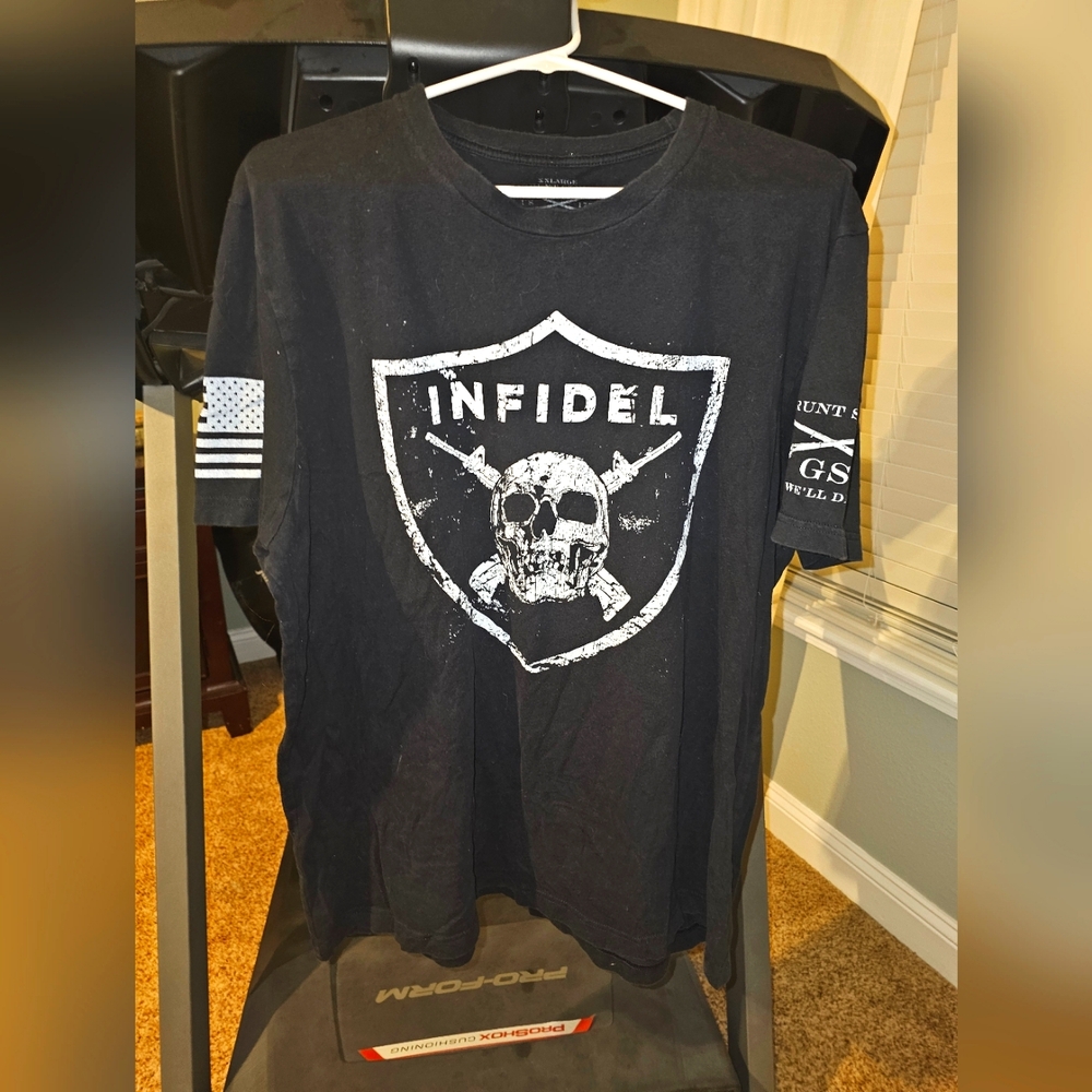 Grunt Style Infidel T-Shirt - Black -  Men's XXL